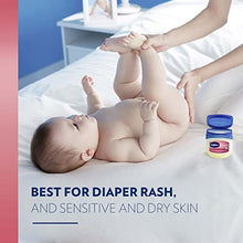 Load image into Gallery viewer, Vaseline, 100% Pure Petroleum Jelly Baby, Dermatologist Recommended, Hypoallergenic, Skin Protectant, Treat &amp; Prevent Diaper Rash and Chafed Skin, Seals out Wetness, 2 pack -13 oz ea
