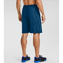 Load image into Gallery viewer, Under Armour Men's Raid 10-inch Workout Gym Shorts , Graphite Blue (581)/Black , Medium
