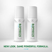 Load image into Gallery viewer, Biofreeze Professional Pain Relief Roll-On, 3 oz. Bottle, Green, Pack of 2
