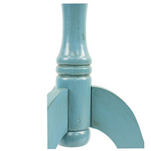 Load image into Gallery viewer, Decor Therapy Simplify Pedestal Accent Table, Turquoise blue
