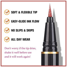 Load image into Gallery viewer, UCANBE 7 Colors Shimmer Liquid Eyeliner Makeup Set, Metallic Satin Finish Colorful Sparkling Eye Liner Pen, Long Lasting High Pigmented with Waterproof &amp; Smudge Proof Formula
