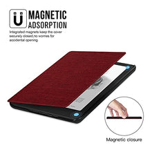 Load image into Gallery viewer, Ayotu Fabric Case for All-New 6.8" Kindle Paperwhite &amp; Signature Edition (11th Gen, 2021 Release) - Lightweight Smart Cover with Auto Wake/Sleep - Support Back Cover Adsorption, Red
