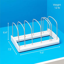 Load image into Gallery viewer, YouCopia Bakeware Storemore Adjustable Rack, Standard, White
