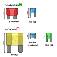 Load image into Gallery viewer, Car Fuses Assortment Kit and Heat Shrink Tubing Kit
