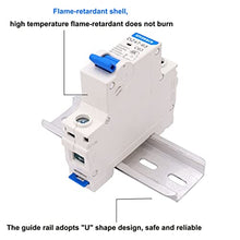 Load image into Gallery viewer, smseace Miniature Circuit Breaker Low Voltage AC 20A 230/400V 1 Pole DIN Rail Installation DZ47-63 C20
