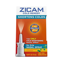 Load image into Gallery viewer, Zicam Cold Remedy No-Drip Nasal Spray with Cooling Menthol &amp; Eucalyptus, 0.5 Ounce
