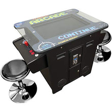 Load image into Gallery viewer, Creative Arcades Full Size Commercial Grade Cocktail Arcade Machine | 2 Player | 412 Games | 26" LCD Screen | Square Glass Top | LED | 2 Sanwa Joysticks | Trackball | 2 Stools | 3 Year Warranty
