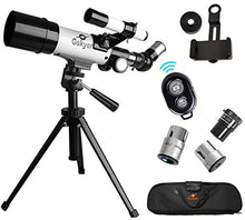 Load image into Gallery viewer, Gskyer AZ60350 Travel Refractor Astronomy Telescope with Wireless Remote Control
