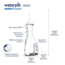 Load image into Gallery viewer, Waterpik Cordless Advanced Water Flosser For Teeth, Gums, Braces, Dental Care With Travel Bag and 4 Tips, ADA Accepted, Rechargeable, Portable, and Waterproof, White WP-560
