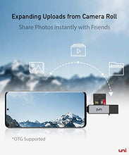 Load image into Gallery viewer, SD Card Reader, uni USB C Memory Card Reader Adapter USB 3.0, Supports SD/Micro SD/SDHC/SDXC/MMC, Compatible for MacBook Pro, MacBook Air, iPad Pro 2018, Galaxy S20, Huawei Mate 30, and More
