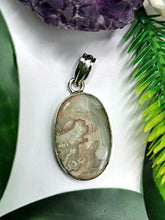 Load image into Gallery viewer, Beautiful rhodochrosite pendant in 925 sterling silver - gemstone/crystal gift |Mother's Day/engagement/wedding/anniversary/birthday gift
