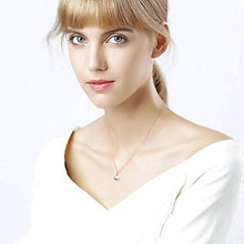 Load image into Gallery viewer, 18k Rose Gold Pearl Pendant Necklaces with 14k Chain (18"), 18k Gold Pearl Earrings for Women, Fine Jewelry Set, Gifts for Her
