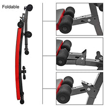 Load image into Gallery viewer, Sit Up Bench Adjustable Workout Foldable Bench Fitness Equipment for Home Gym Ab Exercises New Version
