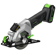 Load image into Gallery viewer, GALAX PRO 20V 4-1/2" Cordless Circular Saw with Laser Guide, Rip Guide, 2 PCS Blades, 3400RPM, Max Cutting Depth 1-11/16"(90°), 1-1/8"(45°)
