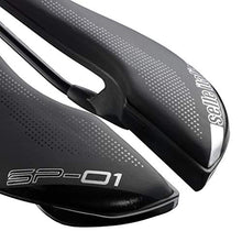 Load image into Gallery viewer, Selle Italia SP-01 Boost TM SuperFlow Road Bike Saddle - Comfortable Road Bicycle Seat for Men and Women - 250 x 146mm, 205g, Black
