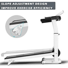 Load image into Gallery viewer, SAQIMA Folding Treadmill for Home Portable Walking Treadmill Running Exercise Machine Compact LED Display Treadmill for Home Gym Fitness Workout Jogging Walking with Tablet Stand, 5 Levels Adjustable
