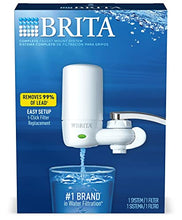 Load image into Gallery viewer, Brita Basic Faucet Water Filter System, White, 1 Count
