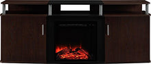 Load image into Gallery viewer, Ameriwood Home Carson Electric Fireplace TV Console for TVs up to 70",  Cherry
