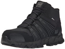 Load image into Gallery viewer, Timberland PRO Men's Powertrain Mid Alloy Toe ESD Industrial Hiking Boot, Black Synthetic, 8.5 M US
