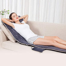 Load image into Gallery viewer, Snailax Massage Mat with 10 Vibrating Motors and 4 Therapy Heating pad Full Body Massager Cushion for Relieving Back Lumbar Leg Snailax
