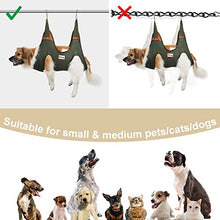 Load image into Gallery viewer, PETNANNY Dog Grooming Hammock Harness: Cat Dog Grooming Sling for Pet Small Dog Nail Trimming Clipping Hammock with Nail Clippers/File/Trimmer(Large)
