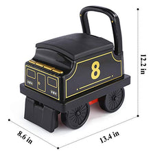 Load image into Gallery viewer, Temi Train Carriage Electric Ride On Train Accessory Early Educational Interactive Toy Scoot and Ride Push Walker w/ Train Sounds, Animal Sounds, Stories and Musics Gift for Kids Boys Girls Toddlers
