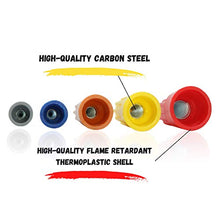 Load image into Gallery viewer, Bates- Wire Nuts, Wire Nuts Assortment,150 pcs, Electrical Wire Connectors, Wire Nut, Wire Caps, Wire Connectors Twist, Electrical Wire Nuts, Wire Caps Electrical, Electrical Caps for Wires

