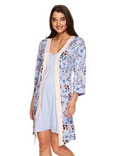 Load image into Gallery viewer, kathy ireland Womens Chemise Nightgown and Robe Sleepwear and Loungewear Set - Pajamas for Women (Simply Purple, Large)
