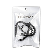 Load image into Gallery viewer, CHEAVIAN 60PCS 6mm Natural Black Obsidian Gemstone Round Loose Beads Crystal Energy Stone Healing Power for DIY Jewelry Making 1 Strand 15"
