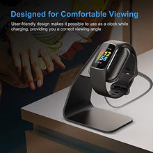 Load image into Gallery viewer, CAVN Charger Dock Compatible with Fitbit Charge 5 / Luxe, Replacement Aluminum Charging Stand Dock Station Base Accessories Cradle with 4.2ft USB Cord for Charge 5/Luxe Smart Watch
