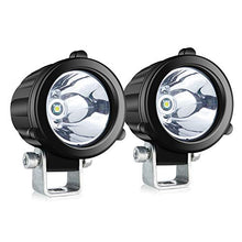 Load image into Gallery viewer, 4WDKING 2 Inch LED Round Light, 20W Spot Driving Light Waterproof Off Road Ditch Light Work Lamp for Motorcycle ATV UTV Dirt Bike 4x4 Pickup Truck Boat Trailer, Pack of 2 Pcs
