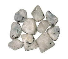 Load image into Gallery viewer, Healing Crystals India Chakra Crystals Healing Stones Natural Crystals Gemstones Spiritual Stones Reiki Healing Chakra Balancing Metaphysical Healing Polished Tumbled Stones (10, Rainbow Moonstone)

