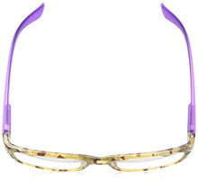 Load image into Gallery viewer, Peepers by PeeperSpecs Mocha Almond Chip Rectangular Reading Glasses, Tortoise/Purple, 49 mm + 2.5
