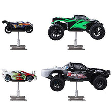 Load image into Gallery viewer, Hobbypark RC Car Stand Work Station with Weight Repair Workstation Aluminum Alloy 360 Degree Rotation Lift Or Lower for 1/12 1/10 1/8 Scale (Titanium)
