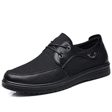 Load image into Gallery viewer, COSIDRAM Mens Casual Shoes Walking Loafers Breathable Comfort Lightweight Travel Moccasins Shoes for Adult Male Black 8.5
