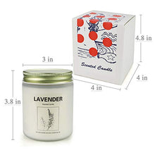 Load image into Gallery viewer, Lavender Candles for Women, Scented Candles Made with Soy Wax, 10 Ounce, 50 Hours Burn Time, Long Lasting Scented - Lavender
