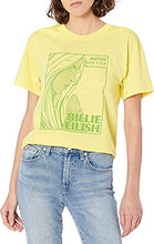Load image into Gallery viewer, Billie Eilish Exclusive Official Pop Art Image T-Shirt Yellow,Large
