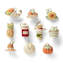 Load image into Gallery viewer, Lenox Autumn Favorites 10-Piece Ornament Set, 0.65 LB, Multi

