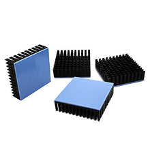 Load image into Gallery viewer, YJJelt 4pcs 40mm Heatsink Kit 40x40x11mm Aluminum Heat Sink Cooling for Cooling 3D Printers, TEC1-12706 Thermoelectric Peltier Cooler
