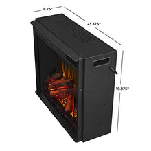 Load image into Gallery viewer, Real Flame Calie Electric Media Fireplace, Large, Dark Walnut
