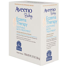 Load image into Gallery viewer, Aveeno Baby Eczema Therapy Soothing Bath Treatment for Relief of Dry, Itchy and Irritated Skin, Made with Soothing Natural Colloidal Oatmeal, 5 ct.
