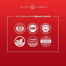 Load image into Gallery viewer, NutraChamps Korean Red Panax Ginseng - 120 Vegan Capsules Extra Strength Root Extract Powder Supplement w/ High Ginsenosides

