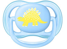 Load image into Gallery viewer, Philips AVENT Ultra Air Pacifier 0-6 Months, Contemporary Decos, Blue/Green, 4 Pack, SCF344/40

