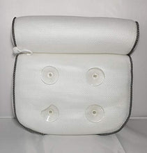 Load image into Gallery viewer, SpaSense Platinum Spa Bath Pillow Luxury Bathtub Suport for Neck and Shoulders 3D Air Mesh Breathable Spa Pillow Washable Head Rest for Bath Relax and Enjoy
