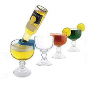 Load image into Gallery viewer, Schooner Beer Glass - 21.5 Oz Extra Large Goblet Crystal Style LEAD Free Shrimp Cocktail, Coronaritas, Margaritas 4 PACK
