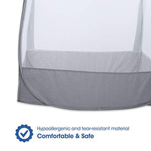 Load image into Gallery viewer, Minnebaby Pack N Play Tent, Keep Baby from Climbing Out, Mini Crib Safety Mesh Canopy, Play Yard Tent Cover, See Through and Breathable, Against Cats and Mosquitoes
