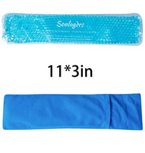 Load image into Gallery viewer, Perineal Ice Packs for Postpartum, Perineal Cold Packs, Reusable Perineal Ice Packs for Postpartum and Hemorrhoid Pain Relief,Women After Pregnancy, Hemorrhoids(2 Pcs+3 Washable Sleeves/10X2.4in)
