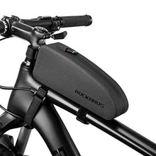 Load image into Gallery viewer, ROCKBROS Bike Top Tube Bag Bicycle Front Frame Bag Waterproof Bike Pouch Pack Bike Phone Bag Cycling Accessories Pouch for Mountain Road Bike
