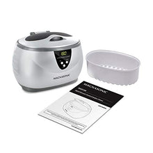 Load image into Gallery viewer, Magnasonic Professional Ultrasonic Jewelry Cleaner with Digital Timer for Eyeglasses, Rings, Coins (MGUC500)
