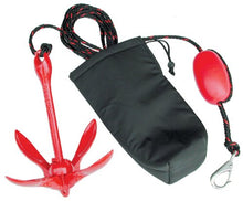 Load image into Gallery viewer, Airhead Complete Grapnel Anchor System , Black , 3.5 LBS, 25' ROPE, A-2
